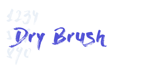 Dry Brush-font-download