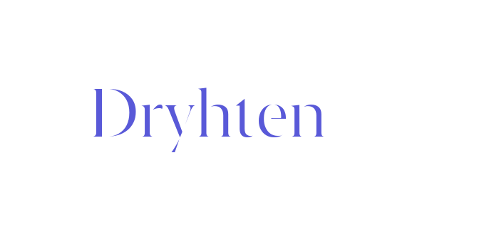 Dryhten Font