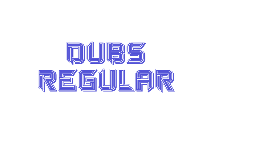 Dubs Regular Font Download