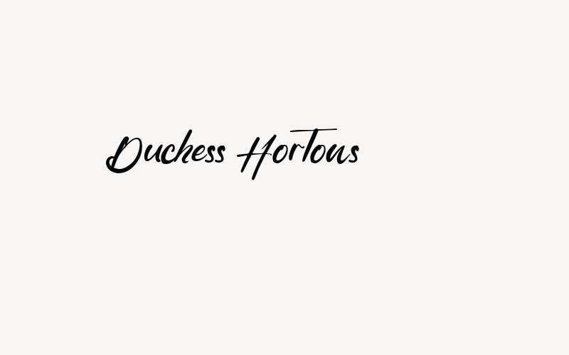 Duchess Hortons Font