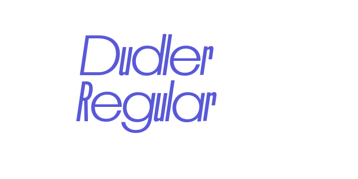 Dudler Regular Font