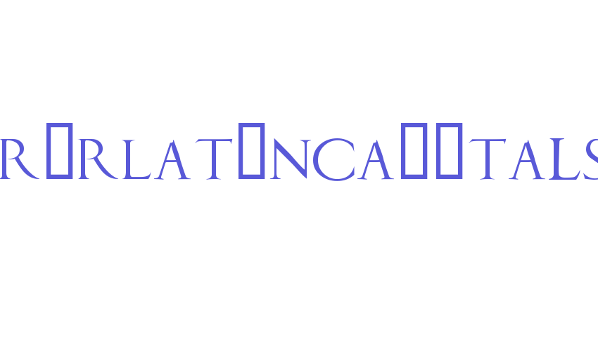 DuererLatinCapitals Font Download