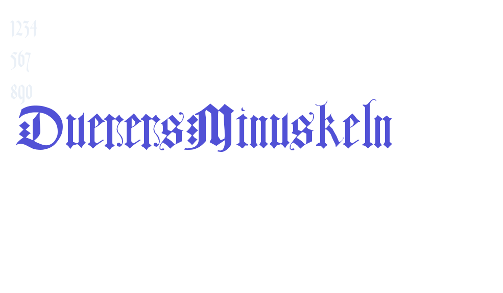 DuerersMinuskeln-font-download