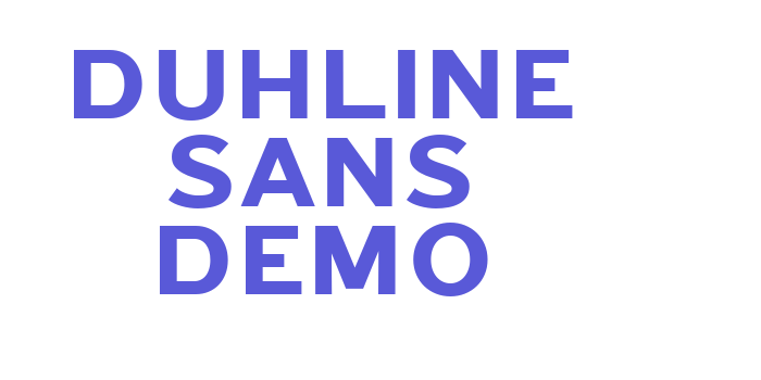 Duhline Sans Demo Font Download