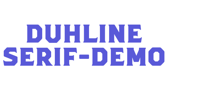 Duhline Serif-Demo Font Download