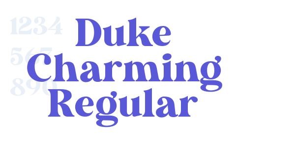 Duke Charming Regular font