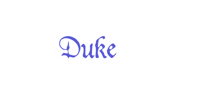 Duke Font Download