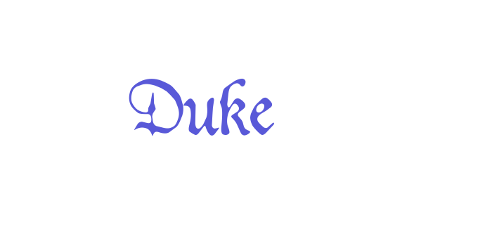 Duke Font