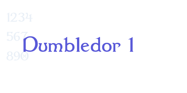 Dumbledor 1 font free