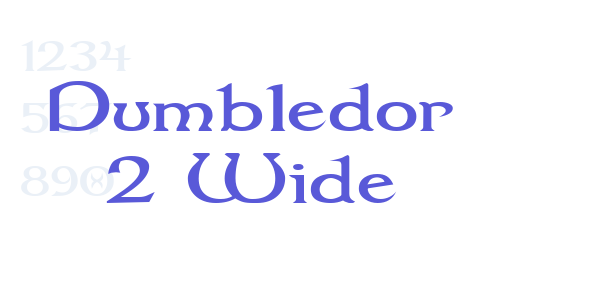 Dumbledor 2 Wide font free