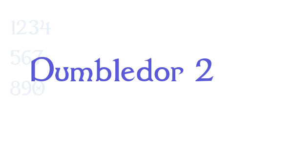 Dumbledor 2 font free