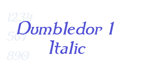 Dumbledor 1 Italic-font-download
