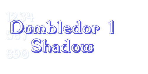 Dumbledor 1 Shadow-font-download
