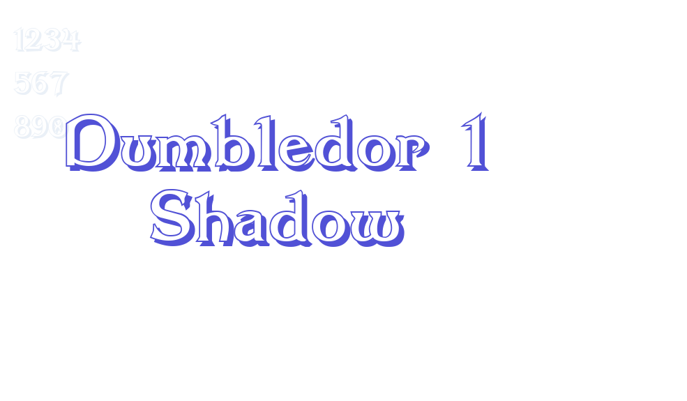 Dumbledor 1 Shadow-font-download