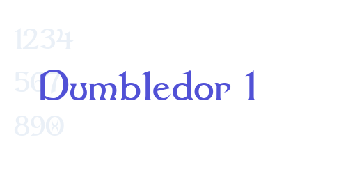 Dumbledor 1-font-download