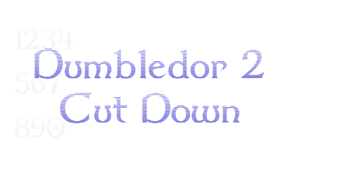 Dumbledor 2 Cut Down-font-download