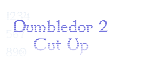 Dumbledor 2 Cut Up-font-download