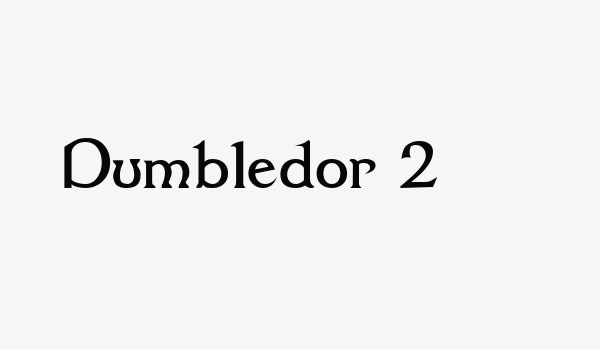 Dumbledor 2 Font