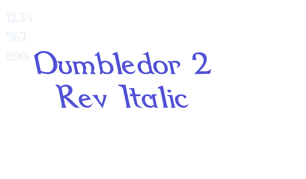 Dumbledor 2 Rev Italic-font-download