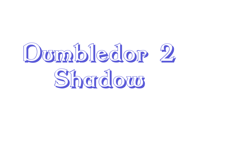 Dumbledor 2 Shadow Font Download