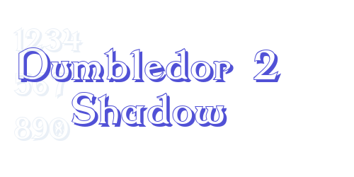 Dumbledor 2 Shadow-font-download