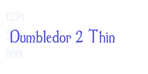 Dumbledor 2 Thin-font-download