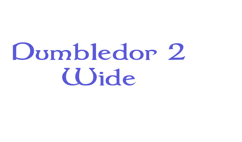 Dumbledor 2 Wide Font Download