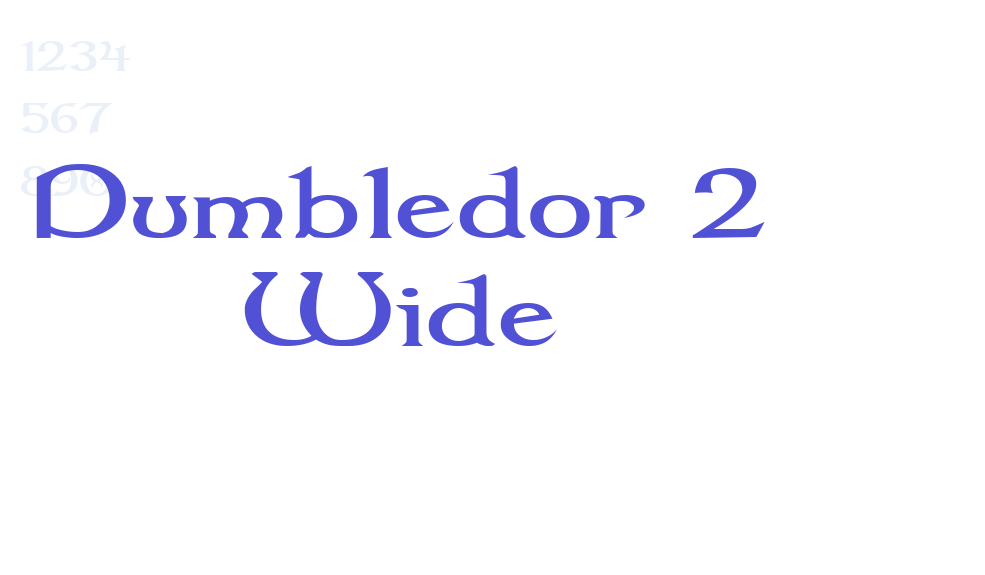 Dumbledor 2 Wide-font-download