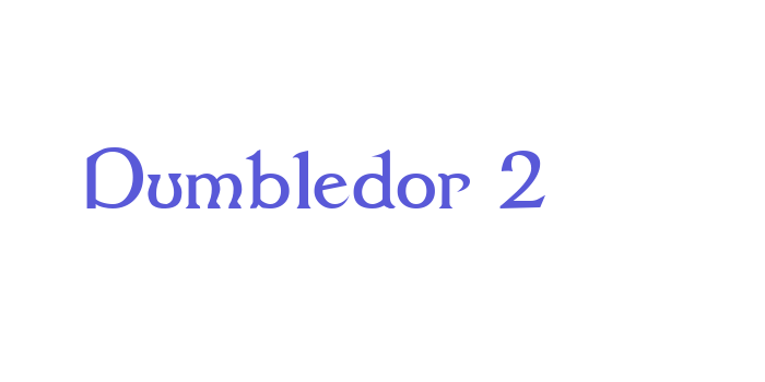 Dumbledor 2 Font Download