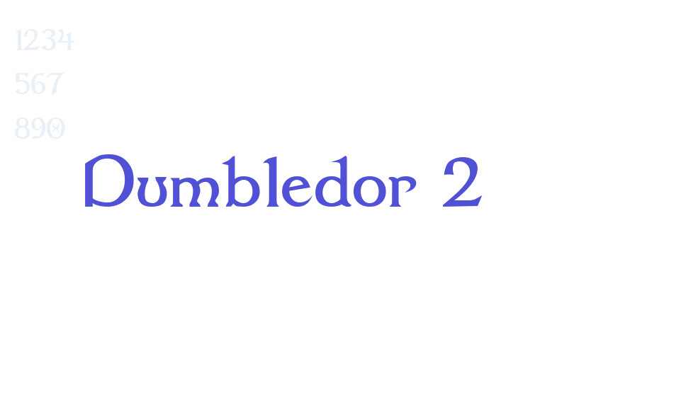 Dumbledor 2-font-download