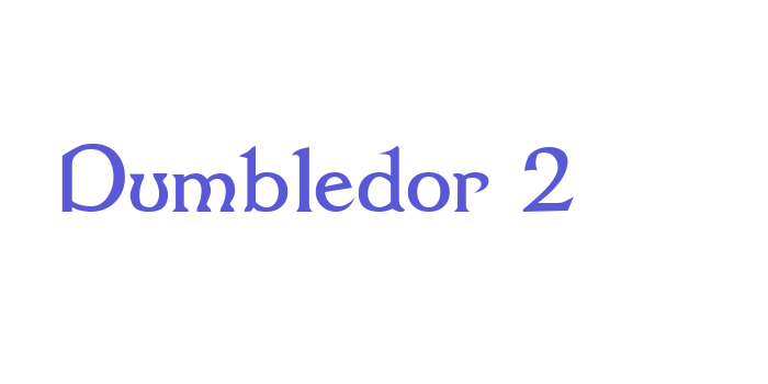 Dumbledor 2 Font