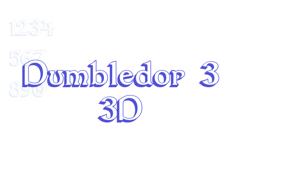 Dumbledor 3 3D