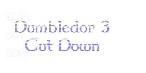Dumbledor 3 Cut Down-font-download