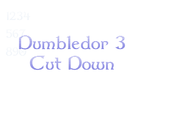Dumbledor 3 Cut Down