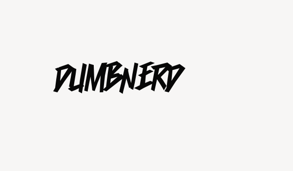 Dumbnerd Font