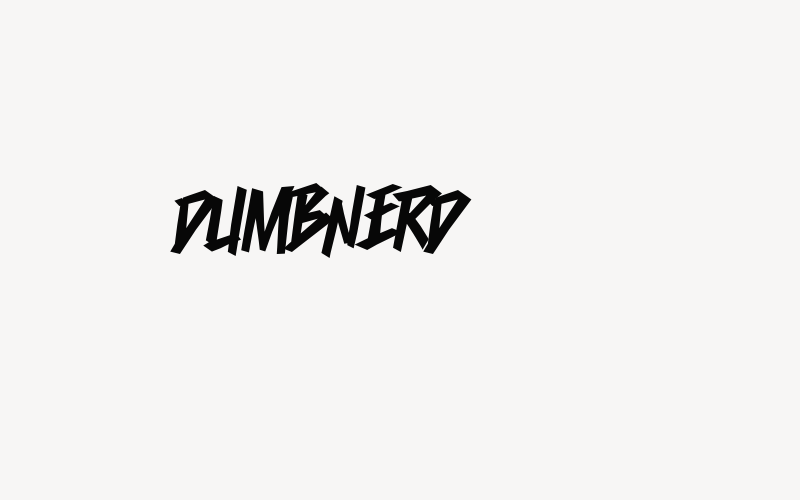 Dumbnerd Font