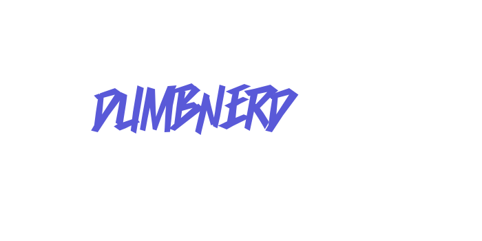 Dumbnerd Font Download