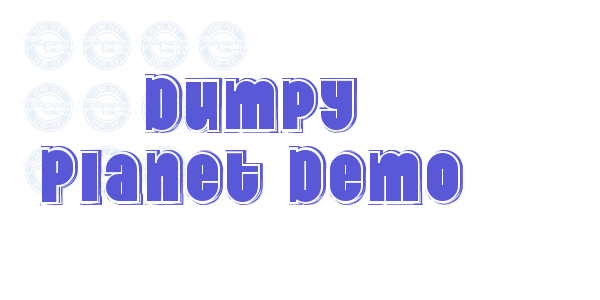 Dumpy Planet Demo font free