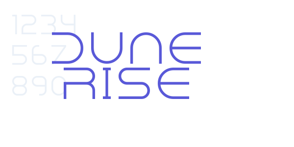 Dune Rise font free