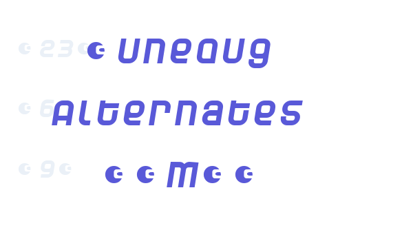 Dunebug Alternates 45MPH Font