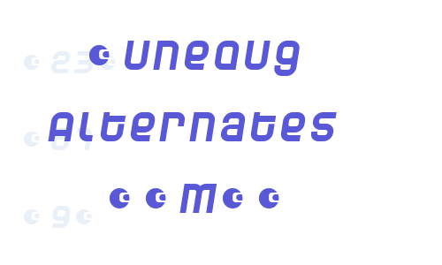 Dunebug Alternates 45MPH Font Download