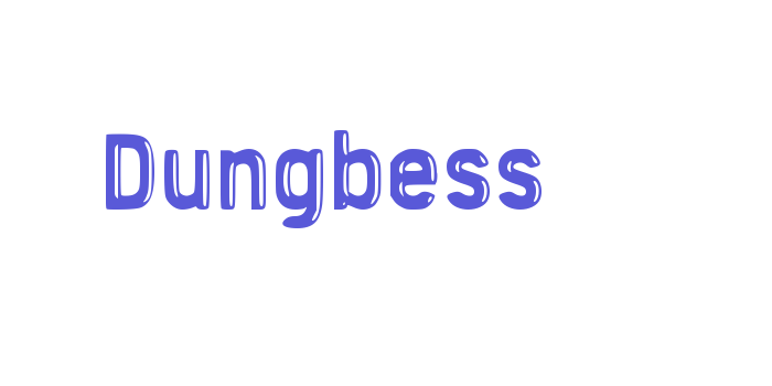 Dungbess Font Download