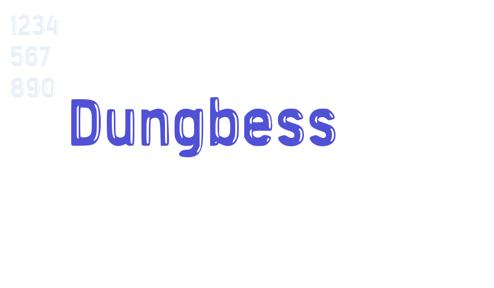 Dungbess-font-download