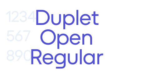 Duplet Open Regular
