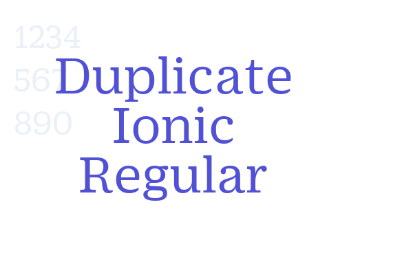 Duplicate Ionic Regular