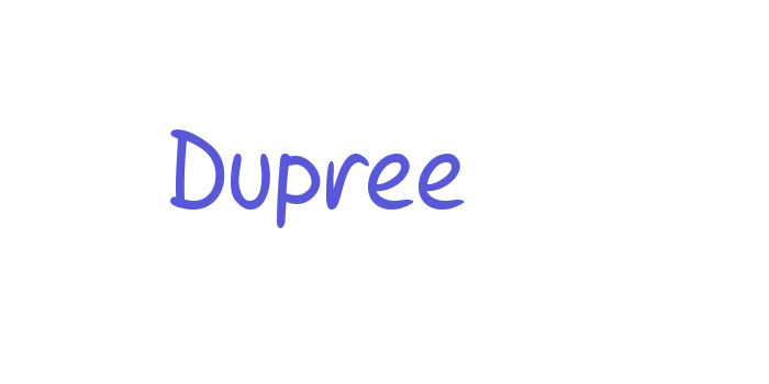 Dupree Font Download