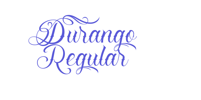 Durango Regular Font Download