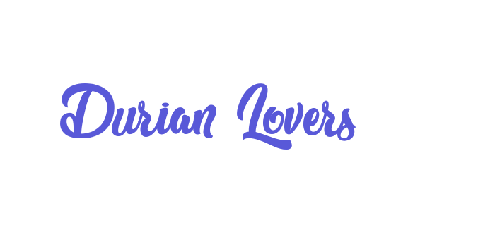 Durian Lovers Font Download