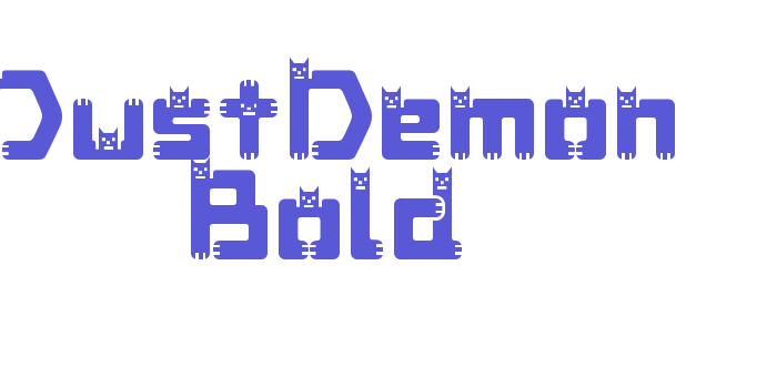 DustDemon Bold Font