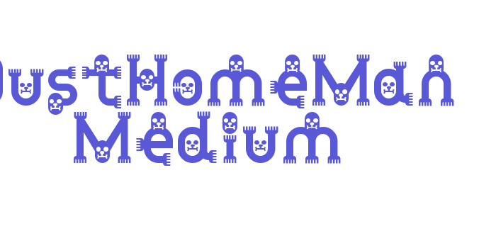 DustHomeMan Medium Font Download